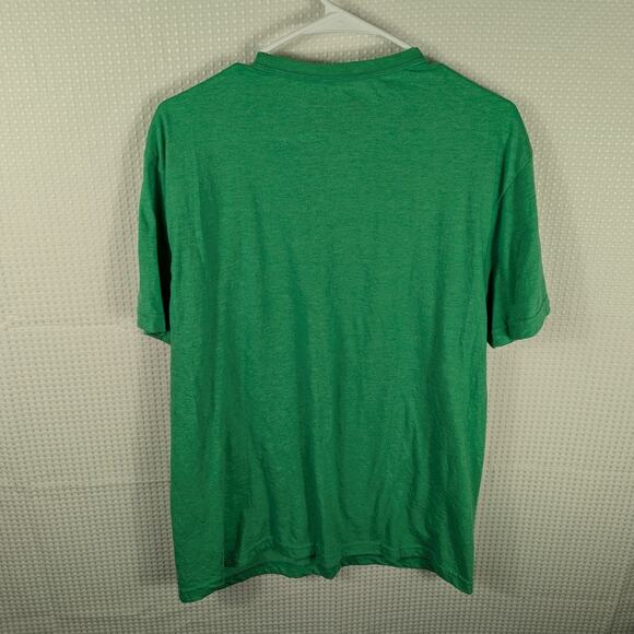 Pabst Blue Ribbon Green Logo T-Shirt Large Beer Graphic Tee Licensed Brew City - Picture 5 of 5